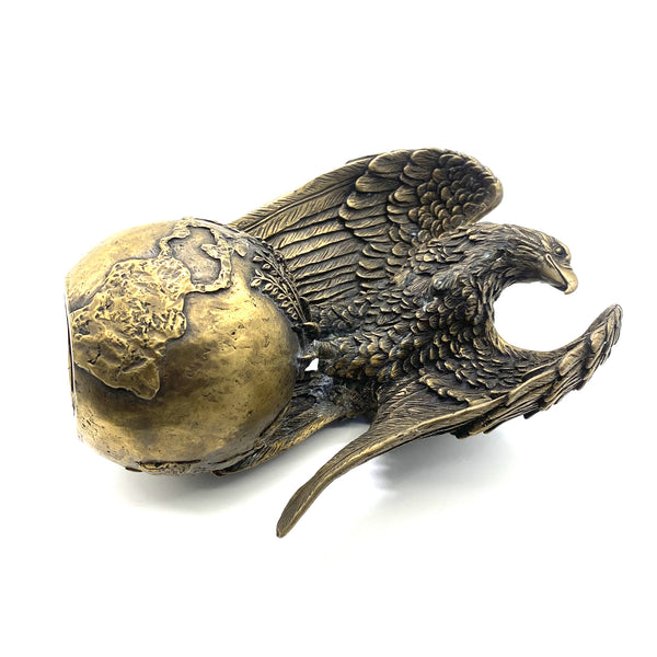 Bronze Sculpture Lifelike Eagle Statue Giftware House&Office Decorative Ornaments