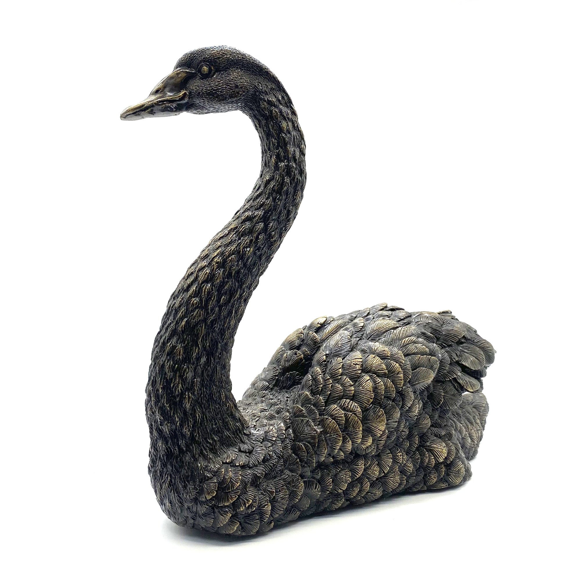 Black Swan Figurine Handmade Bronze Sculpture House&Home Decoraion Ornaments