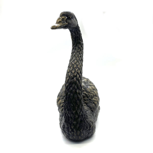 Black Swan Figurine Handmade Bronze Sculpture House&Home Decoraion Ornaments