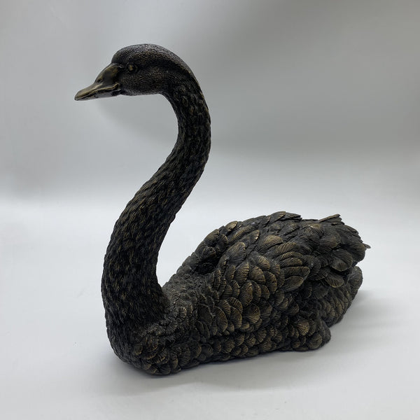 Black Swan Figurine Handmade Bronze Sculpture House&Home Decoraion Ornaments