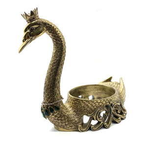 Brass Swan Figurine Handmade Swan Sculpture House&amp;Home Decoraion Ornaments
