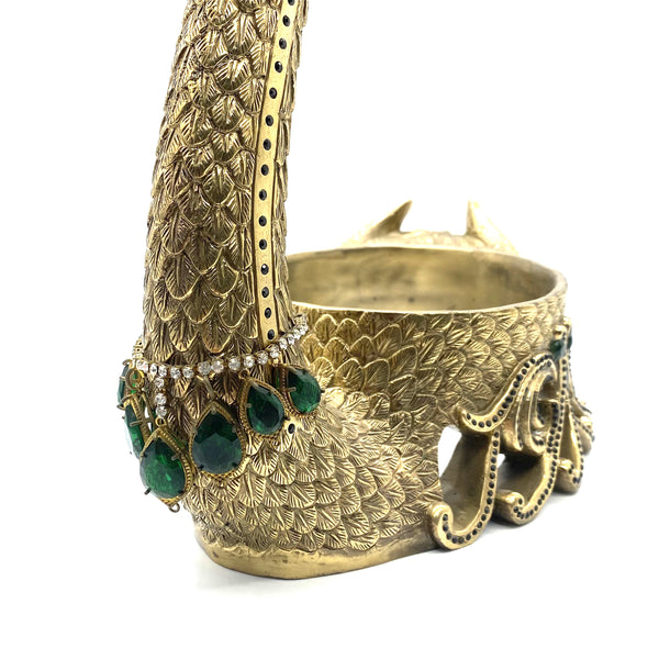 Brass Swan Figurine Handmade Swan Sculpture House&amp;Home Decoraion Ornaments