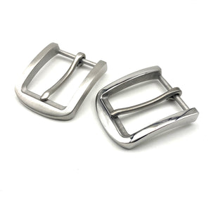 Men's casual buckle stainless steel matte/shiny finish