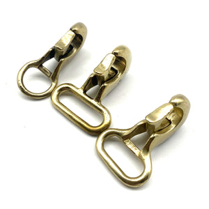 Brass Snap Hook Leather Bag Snap Clasp 13/18/25mm