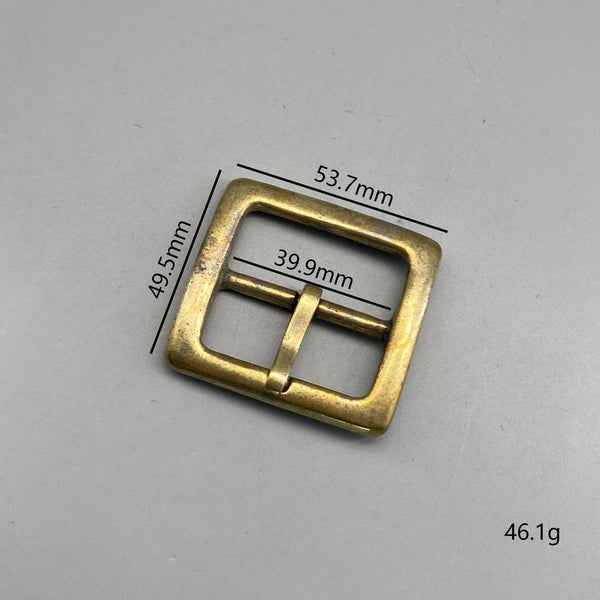 Copper Belt Buckle Leather Bag Buckle 40mm
