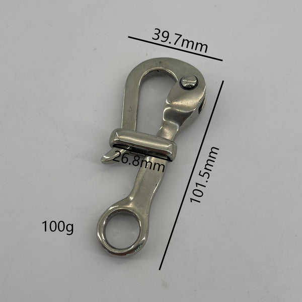 Copper Casted Pelican Buckle Leather Belt Fastener Hook