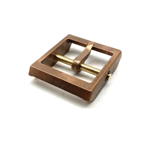 Red Copper Japan Buckle Leather Belt Buckle Stone-Washed Buckle