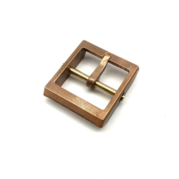 Red Copper Japan Buckle Leather Belt Buckle Stone-Washed Buckle