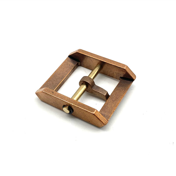 Red Copper Japan Buckle Leather Belt Buckle Stone-Washed Buckle