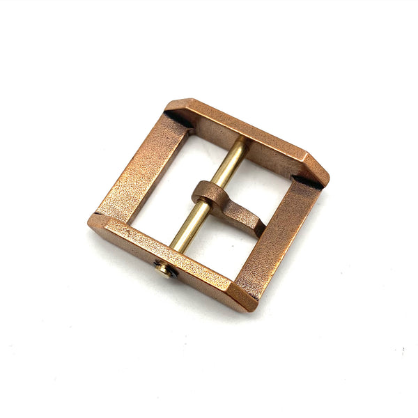 Red Copper Japan Buckle Leather Belt Buckle Stone-Washed Buckle