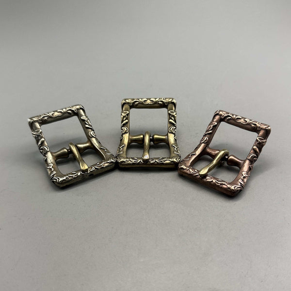 20/23mm Tang Grass Copper Buckle Leather Bag Buckle Saddle Bag Buckle Boots Fastener Buckle