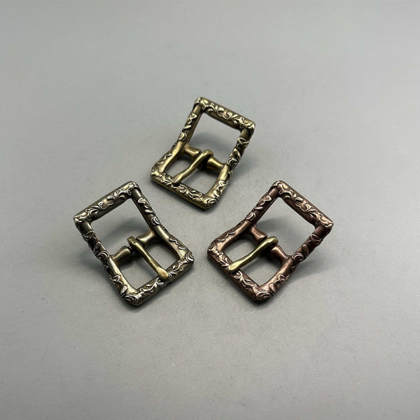 20/23mm Tang Grass Copper Buckle Leather Bag Buckle Saddle Bag Buckle Boots Fastener Buckle