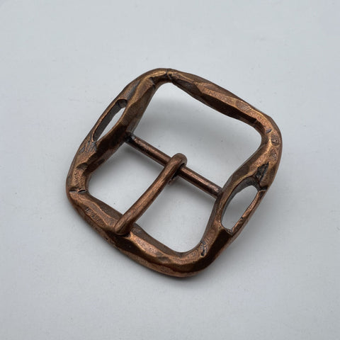 Red Copper Buckle Leather Belt Strap Buckle 1 1/2‘’