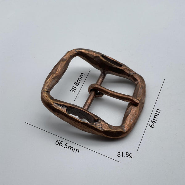 Rustic Copper Casted Buckle Leather Belt Strap Buckle 1 1/2‘’