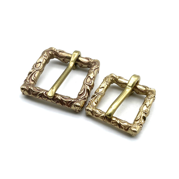 20/25mm Tang Grass Brass Buckle Collar Fastener Belt Buckle Watch Strap Buckle