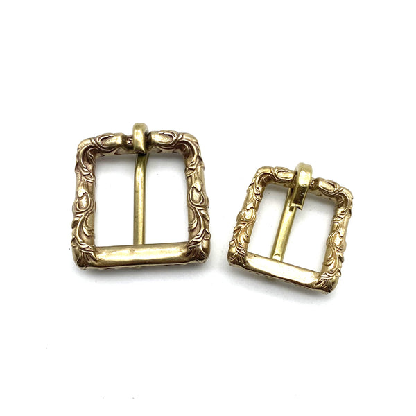 20/25mm Tang Grass Brass Buckle Collar Fastener Belt Buckle Watch Strap Buckle