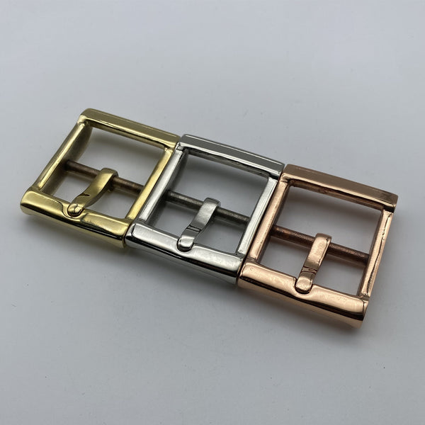 Copper Leather Belt Buckle Men's Durable Buckle