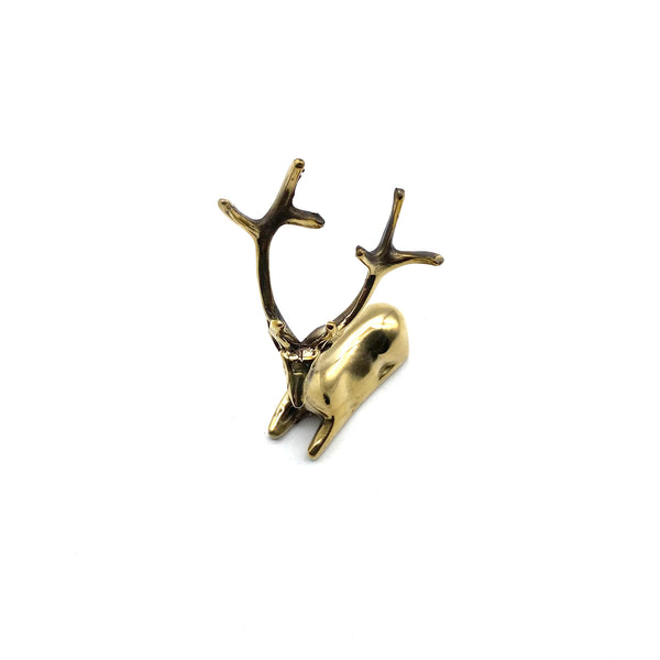 Adorable Elk Toy Figurine:Handcrafted Purple Copper Casting,Collectible Decorative Art Piece – Perfect Gift for Play,Display,and Gifting