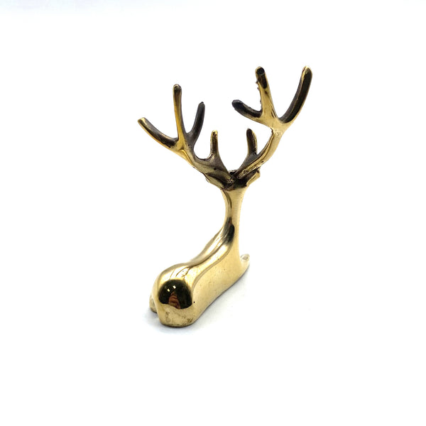 Adorable Elk Toy Figurine:Handcrafted Purple Copper Casting,Collectible Decorative Art Piece – Perfect Gift for Play,Display,and Gifting