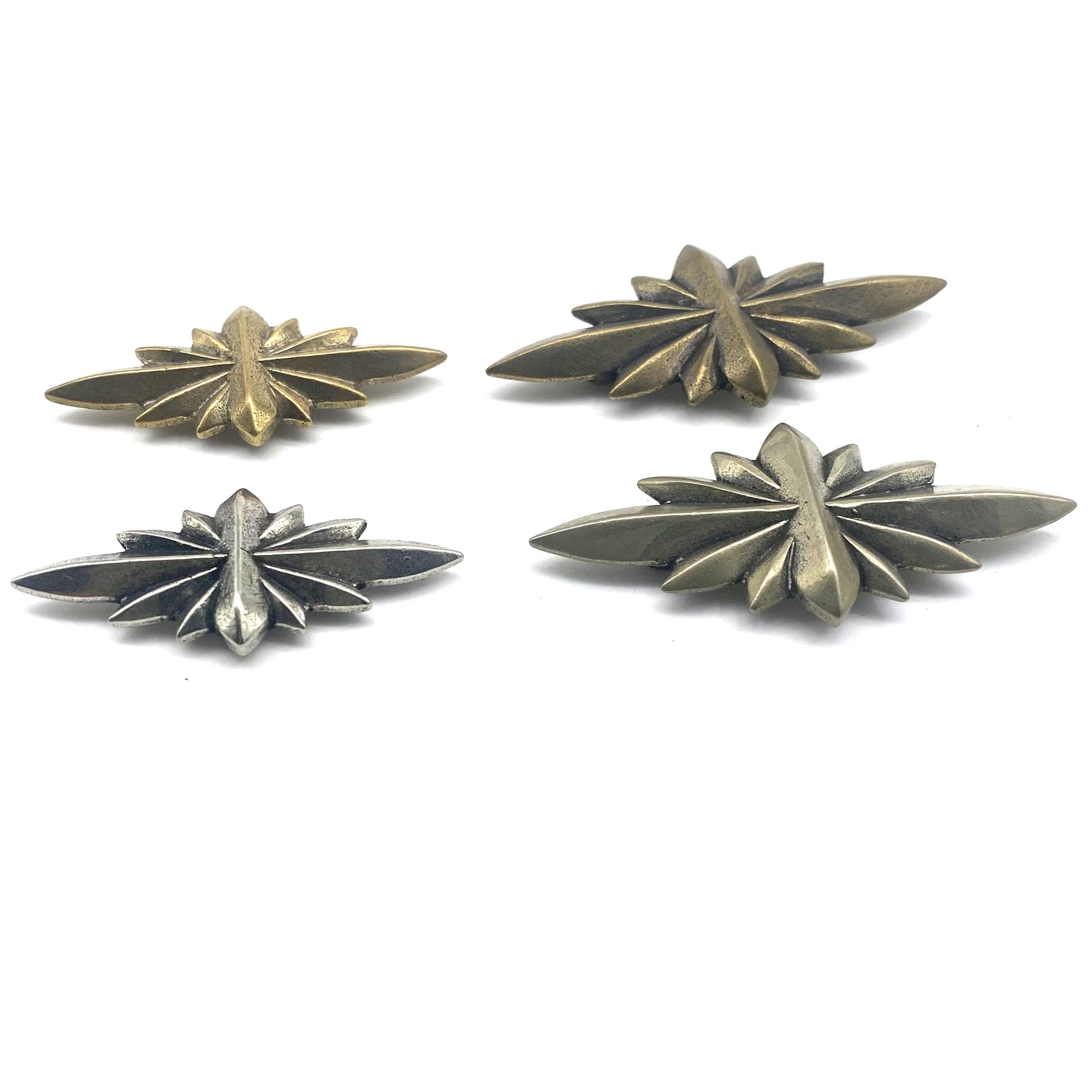 Thorn Crown Conchos Rivets Screw Back Leather Decoration Accessories