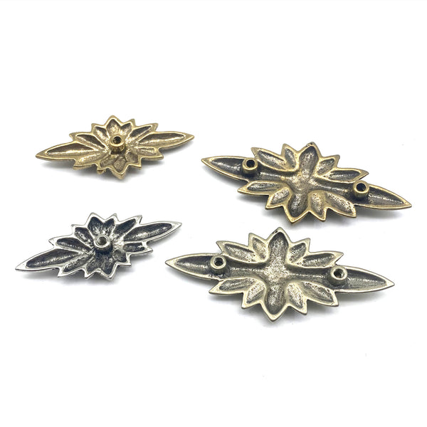 Thorn Crown Conchos Rivets Screw Back Leather Decoration Accessories