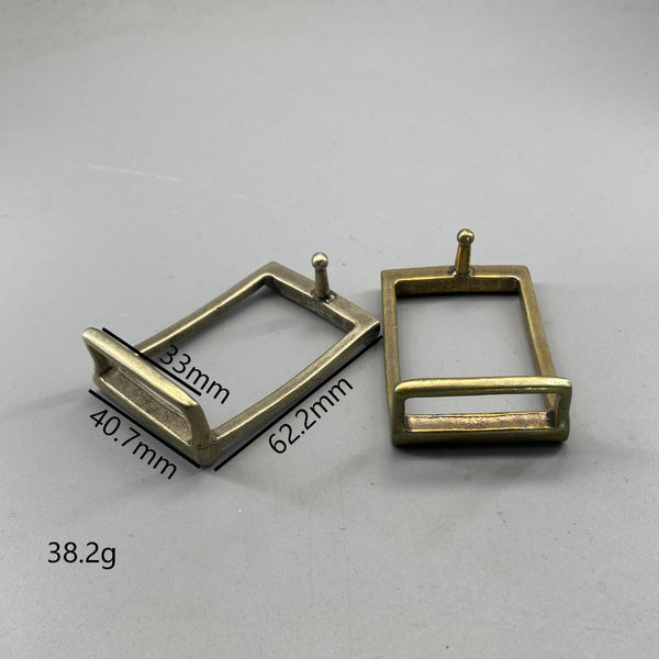 Hollow Copper Buckle Stylish Leather Belt Buckle 32mm