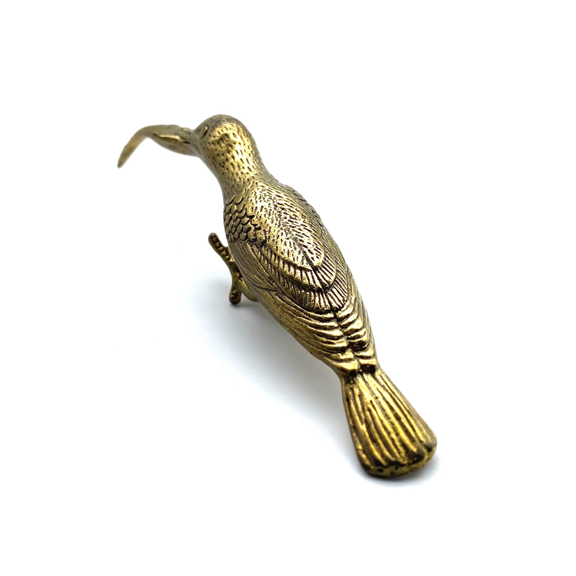 Handcrafted Brass Bird Tea Pick | Ornate Tea Ceremony Accessory | Decorative Tea Tool for Enthusiasts | Unique Zen Gift Idea