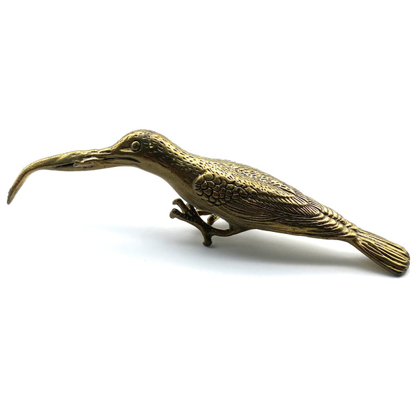 Handcrafted Brass Bird Tea Pick | Ornate Tea Ceremony Accessory | Decorative Tea Tool for Enthusiasts | Unique Zen Gift Idea