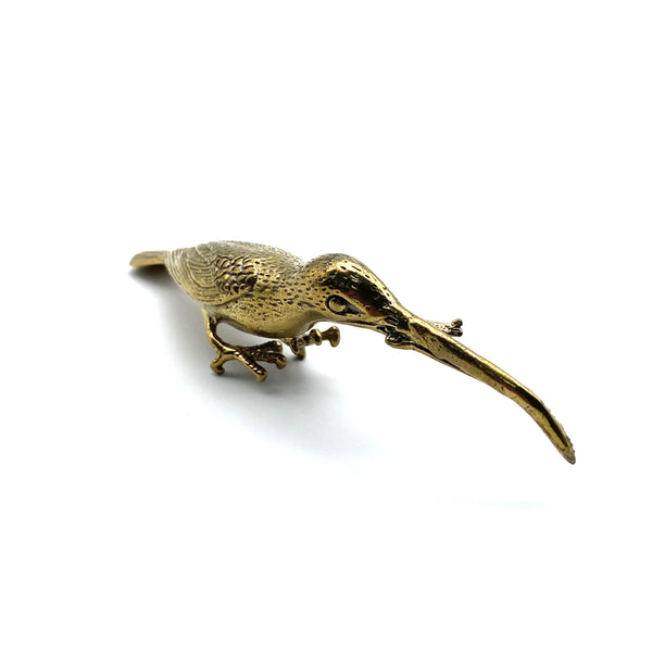 Handcrafted Brass Bird Tea Pick | Ornate Tea Ceremony Accessory | Decorative Tea Tool for Enthusiasts | Unique Zen Gift Idea