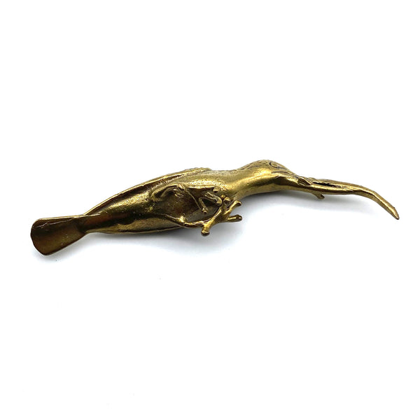 Handcrafted Brass Bird Tea Pick | Ornate Tea Ceremony Accessory | Decorative Tea Tool for Enthusiasts | Unique Zen Gift Idea