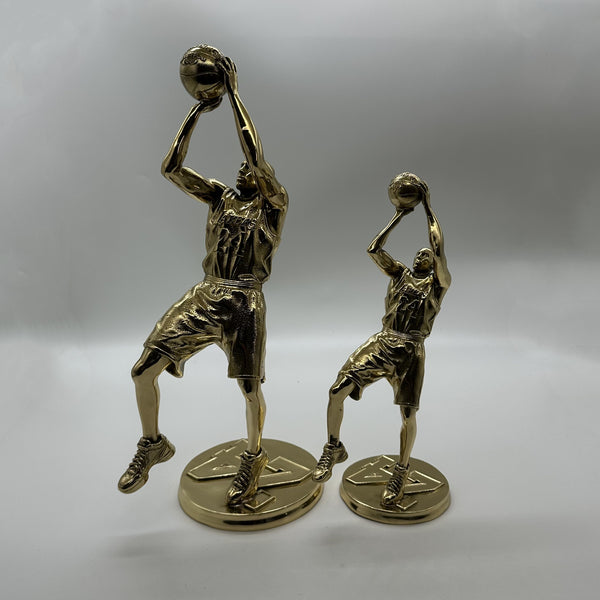 Handmade Brass Kobe Bryant Memorial Statue - Tribute Sculpture - Forever Remembered - Basketball Legend Gift - Lakers Gift