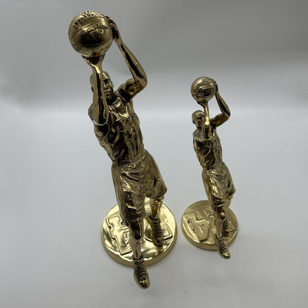 Handmade Brass Kobe Bryant Memorial Statue - Tribute Sculpture - Forever Remembered - Basketball Legend Gift - Lakers Gift