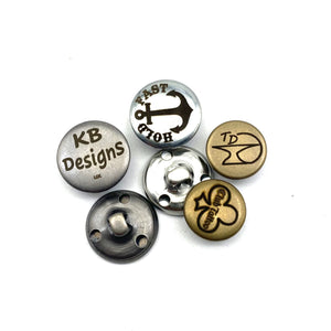 Brass Flat Button Women Suit Woolen Coat Button Jacket Button Shirt Suit Trousers Button Round Shaped Sewing Button