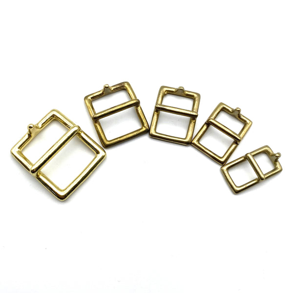 Leather Strap Brass Fasten Buckle Bag Craft Hardwares