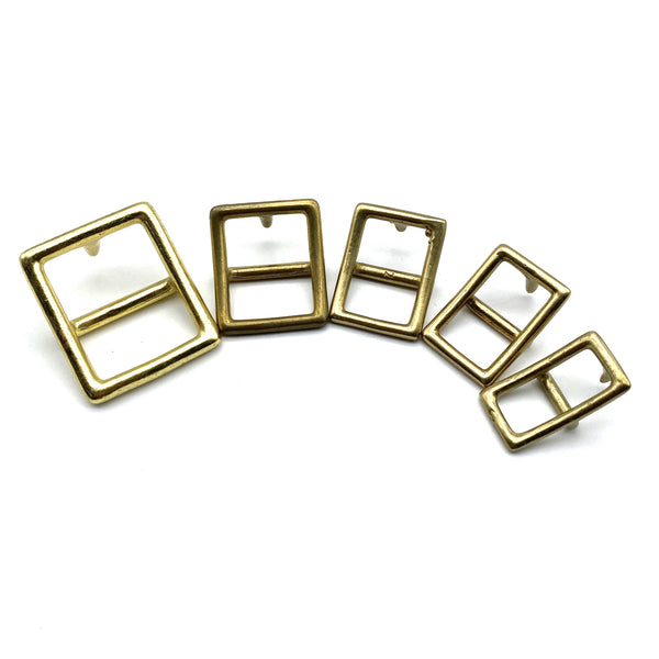 Leather Strap Brass Fasten Buckle Bag Craft Hardwares