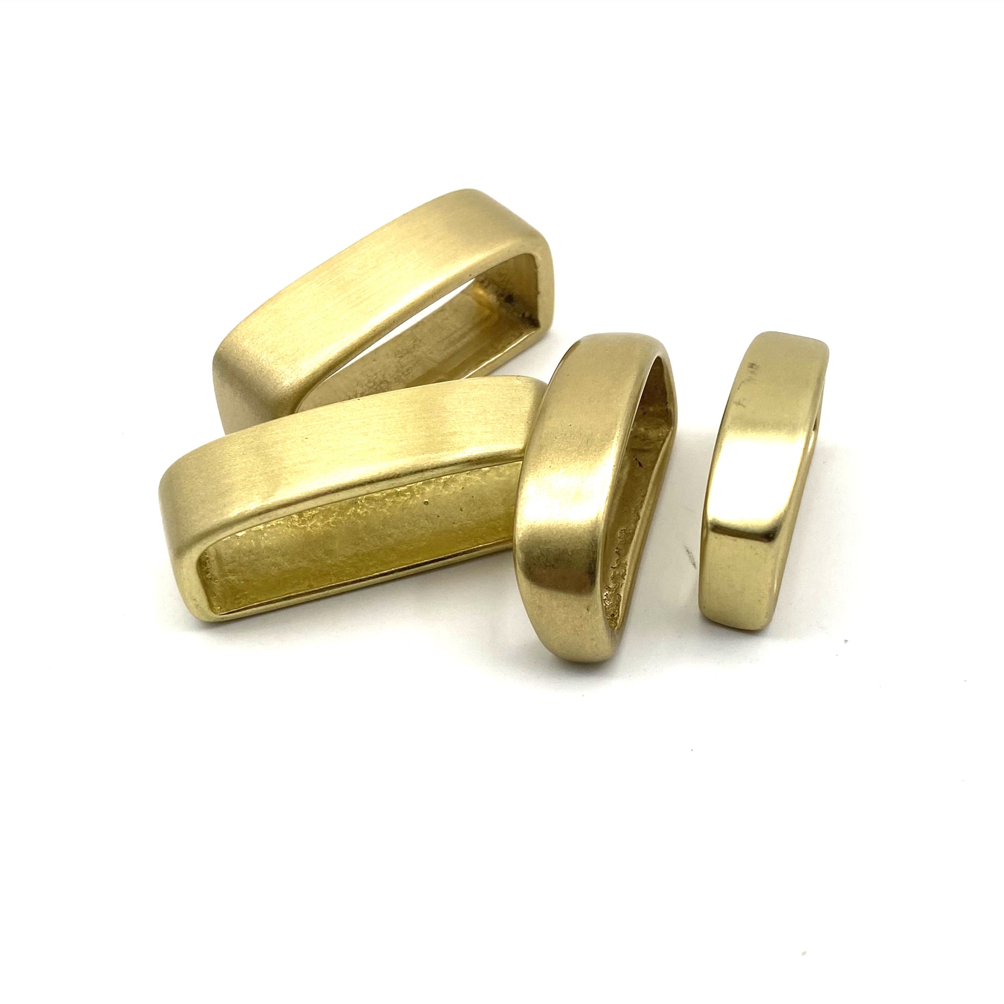 Solid Brass Belt Loop Leather Belt Keepers 25/30/35/40mm
