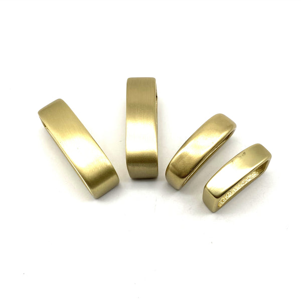 Solid Brass Belt Loop Leather Belt Keepers 25/30/35/40mm