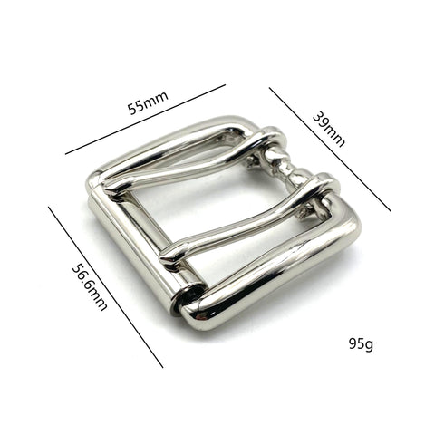 Double Pin Roller Bar Buckle Strong Rolling Buckle Nickel Plated