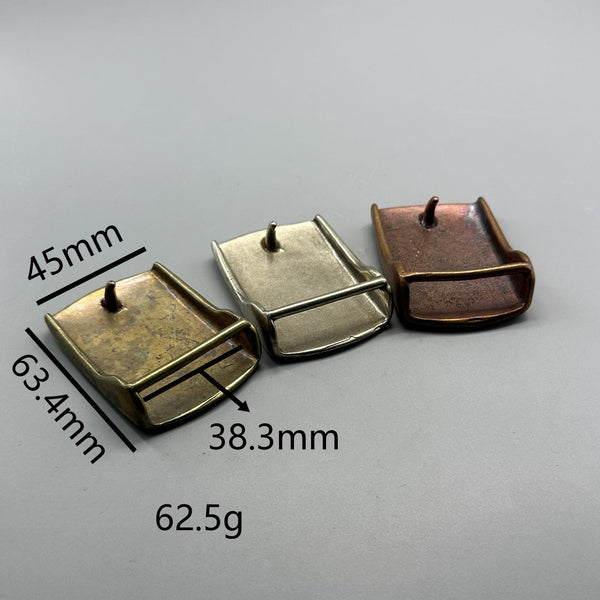 Rustic Copper Belt Buckle 38mm Leather Belt Fastener Hardwares