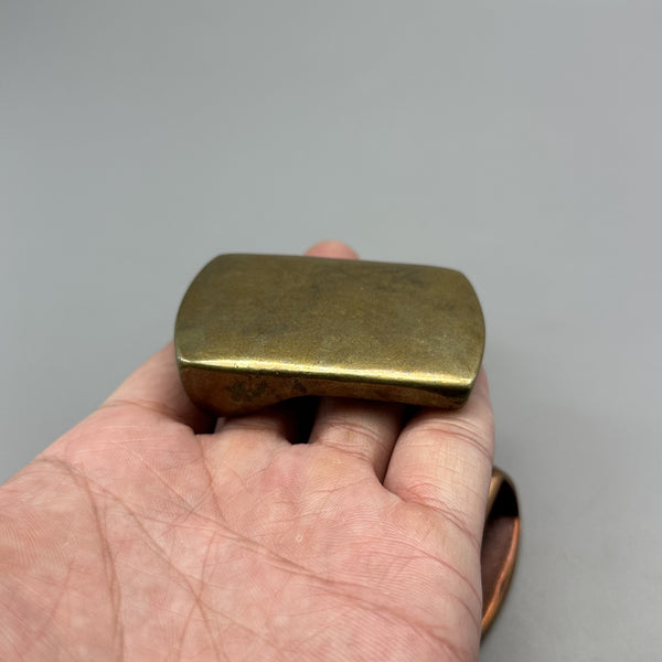 Rustic Copper Belt Buckle 38mm Leather Belt Fastener Hardwares