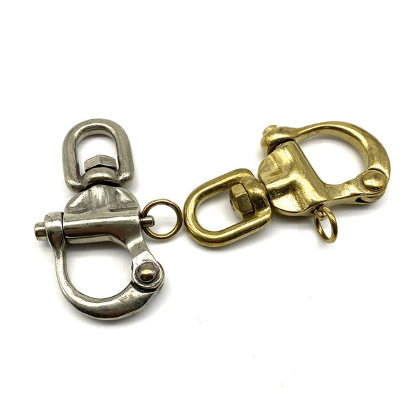 Navy Design Sailboat Copper Keychain Organizer Mens Gifts Boyfriend Gift