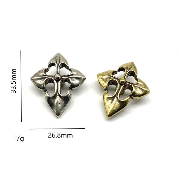 Crusader Shield Leather Screw Concho Rivets Leather Decoration Studs
