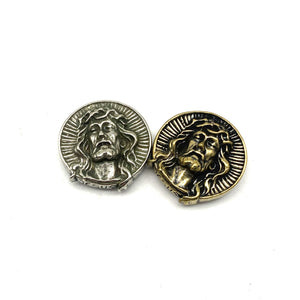 Christian Jesus Conchos Screw Rivets Back Gods Design Leather Decorative Button