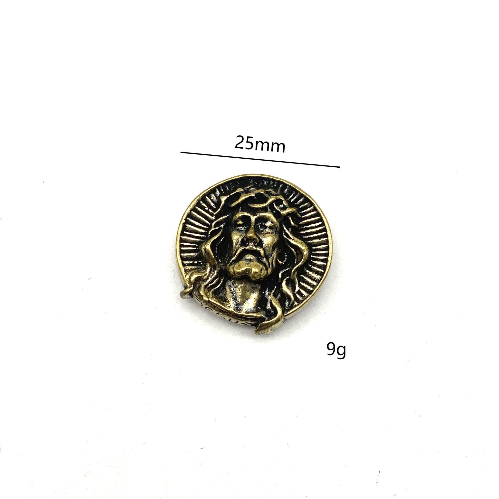Christian Jesus Conchos Screw Rivets Back Gods Design Leather Decorative Button