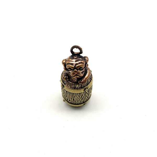 Bulldog Charm Pendants Auto Keychain Companion