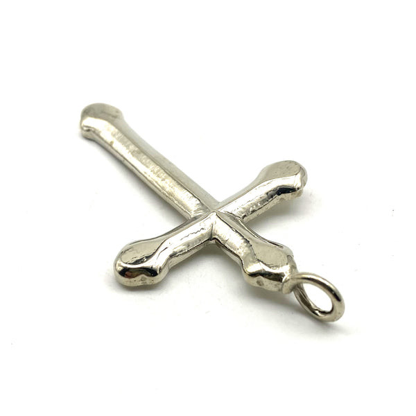 Christian Religious Silver Cross Charm Pendants For Necklace DIY,Jewelry Finding