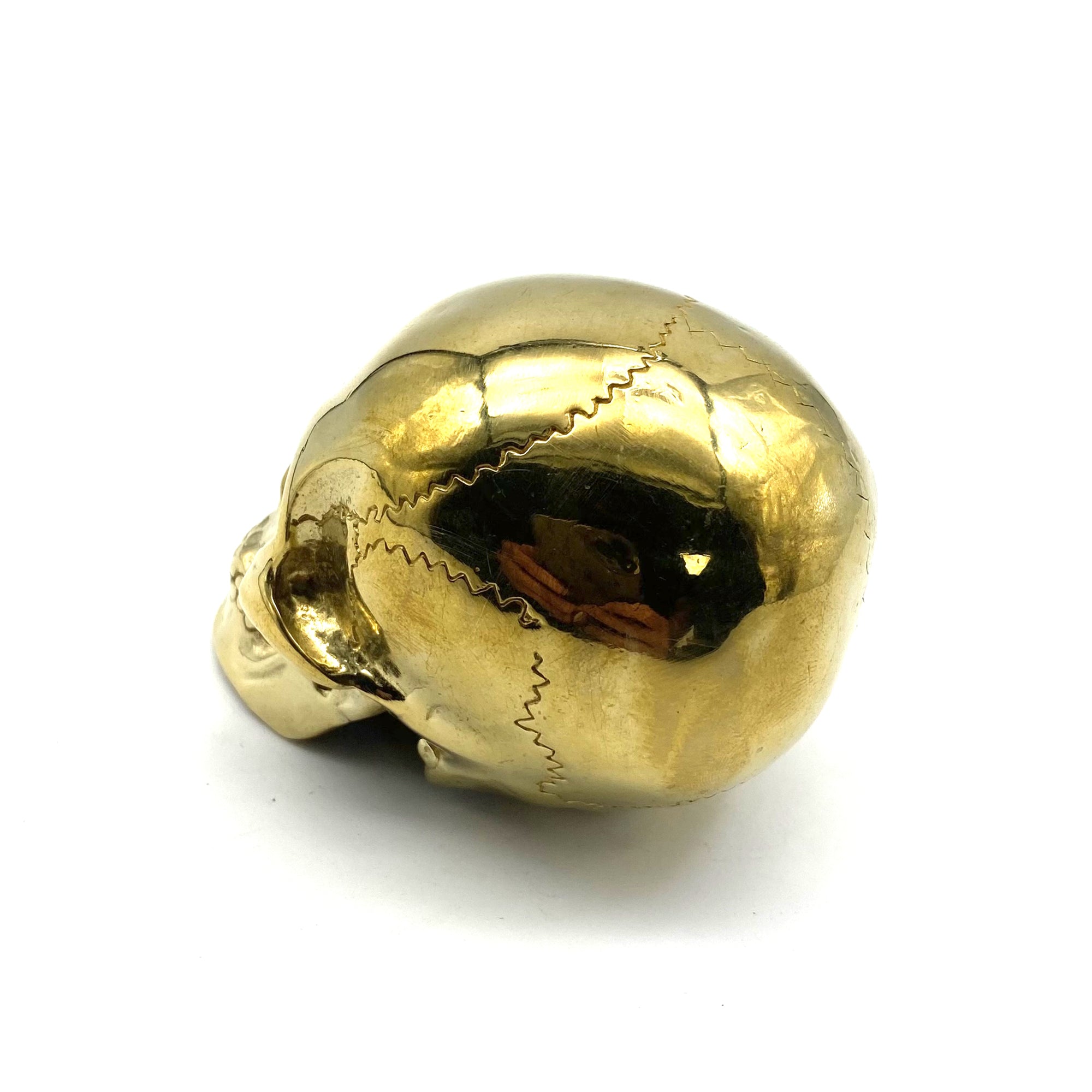 Gold Skull Head Knick Knack,Skull Statue For House&Office