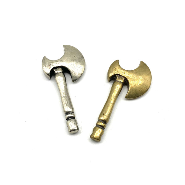 Viking Ax Keychain Charm Jewelry Making Pendant