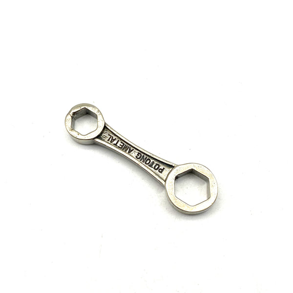 Copper Wrench KeyChain Charm Spanner Pendants for Necklace DIY