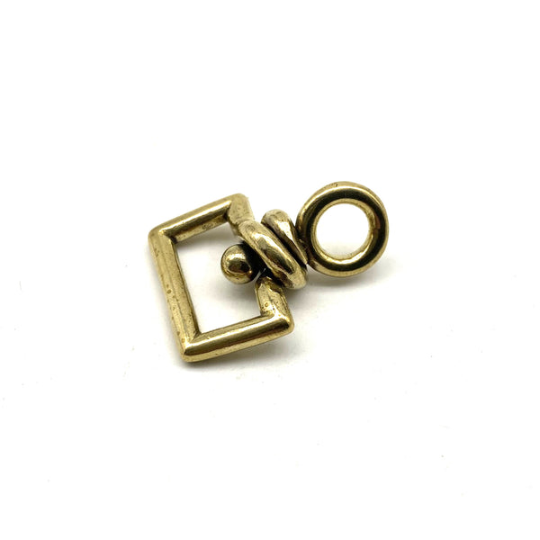 Gold Swivel Loop,Swivel Ring for Leather Keychain